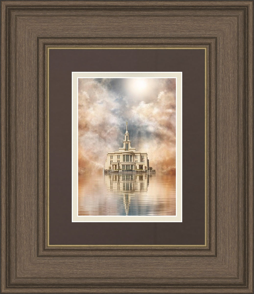 Millennial Reflection Payson Utah Temple