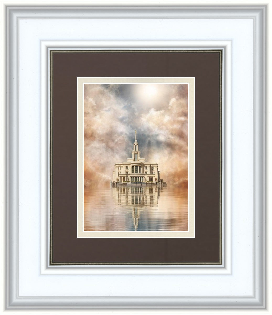 Millennial Reflection Payson Utah Temple