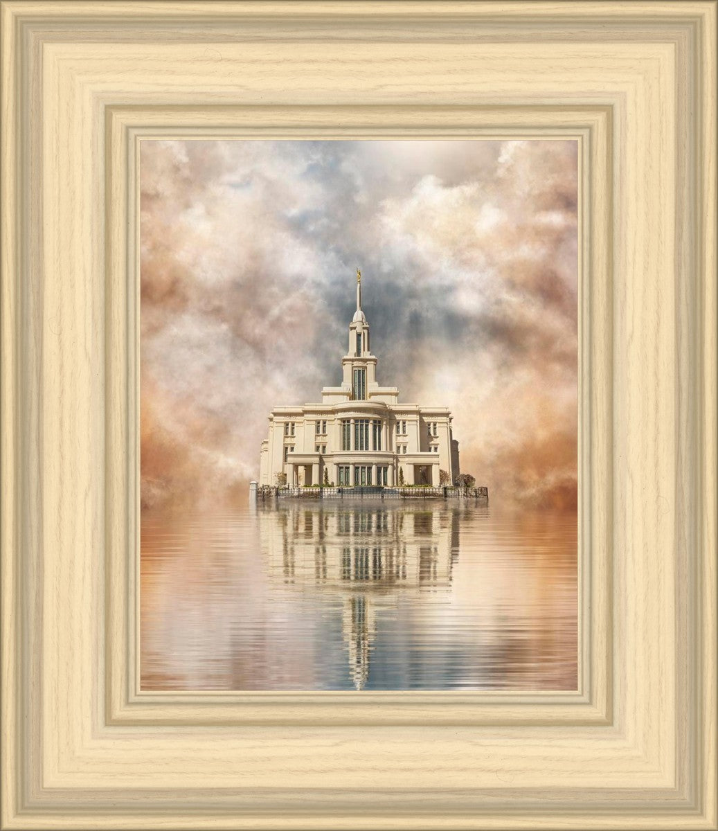 Millennial Reflection Payson Utah Temple
