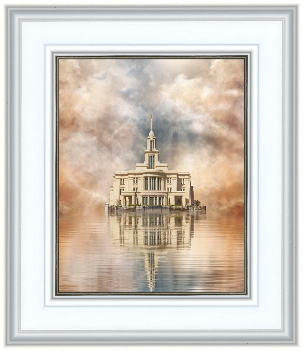 Millennial Reflection Payson Utah Temple