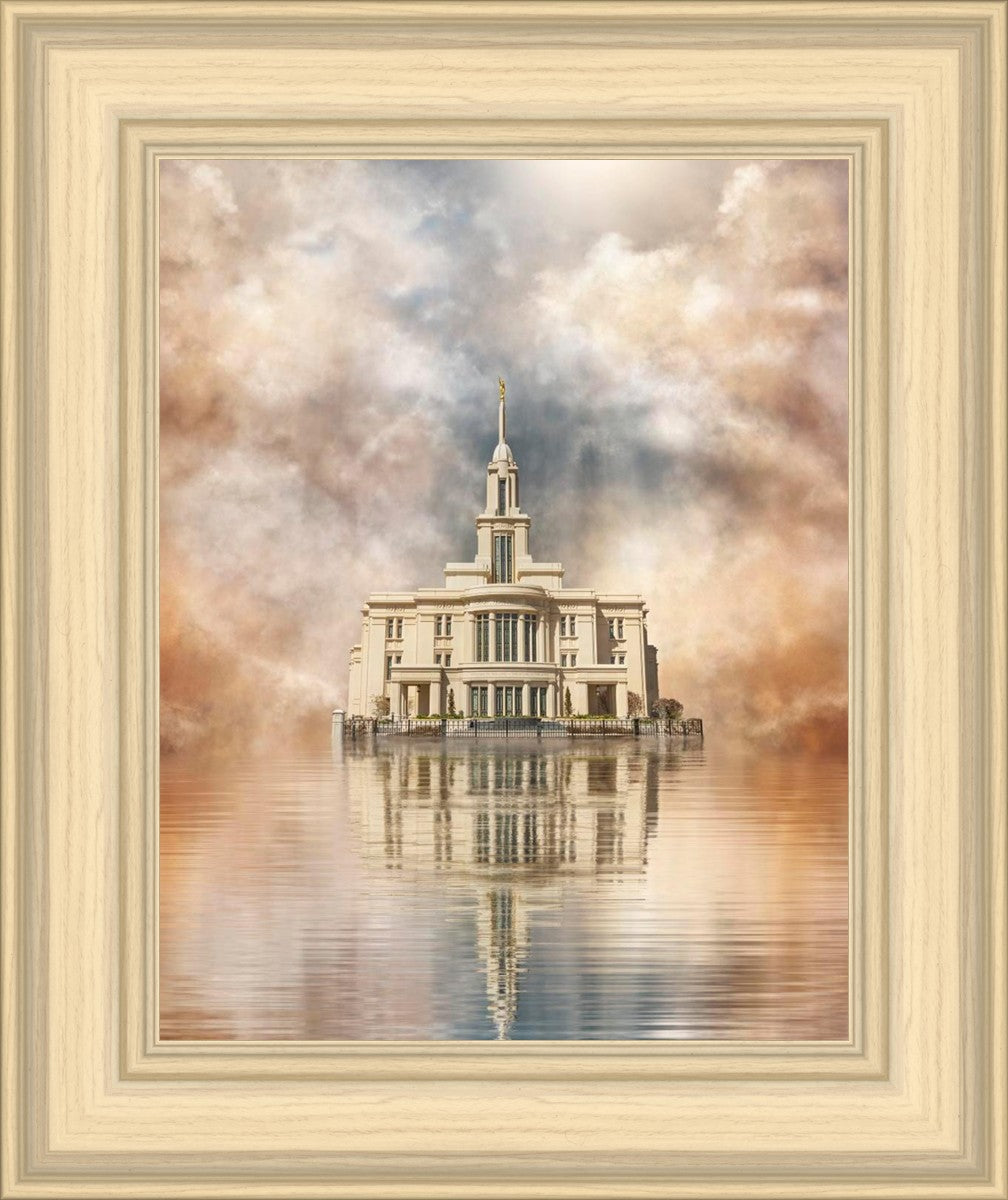 Millennial Reflection Payson Utah Temple