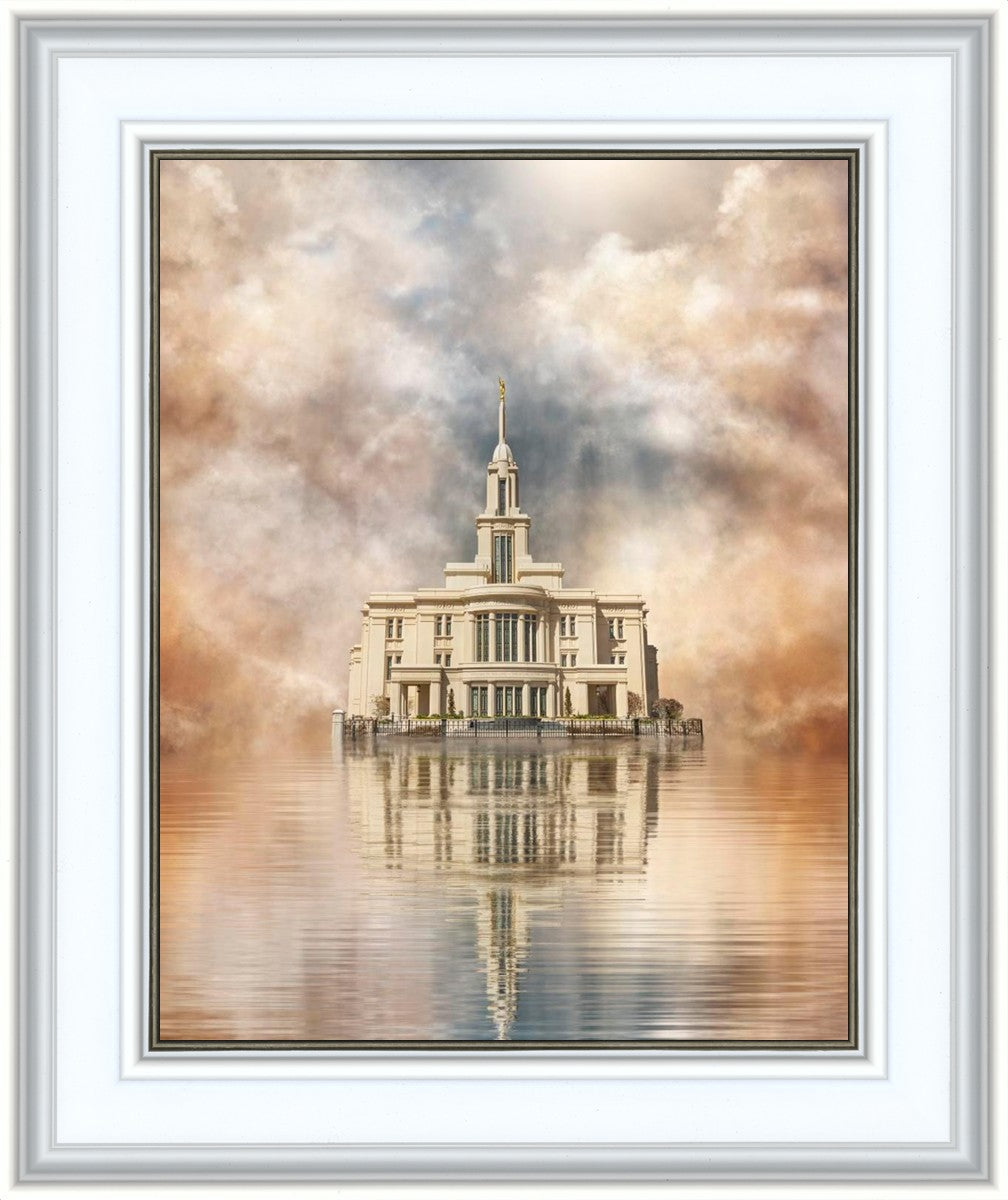 Millennial Reflection Payson Utah Temple