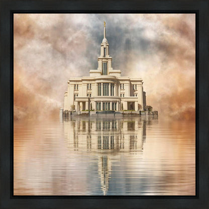 Millennial Reflection Payson Utah Temple