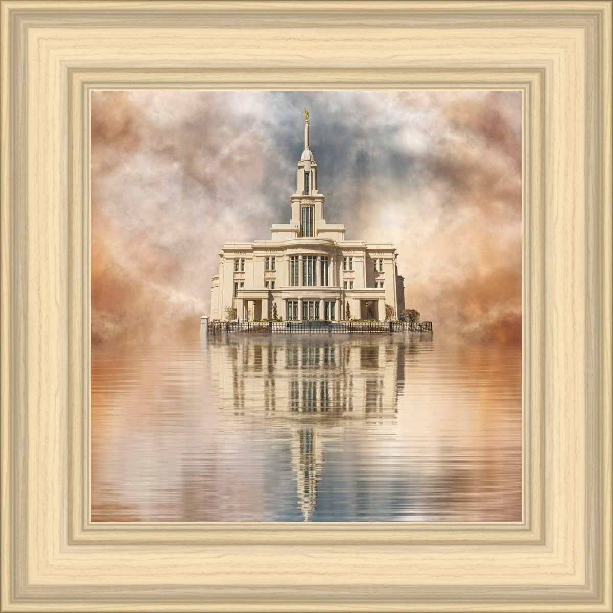 Millennial Reflection Payson Utah Temple