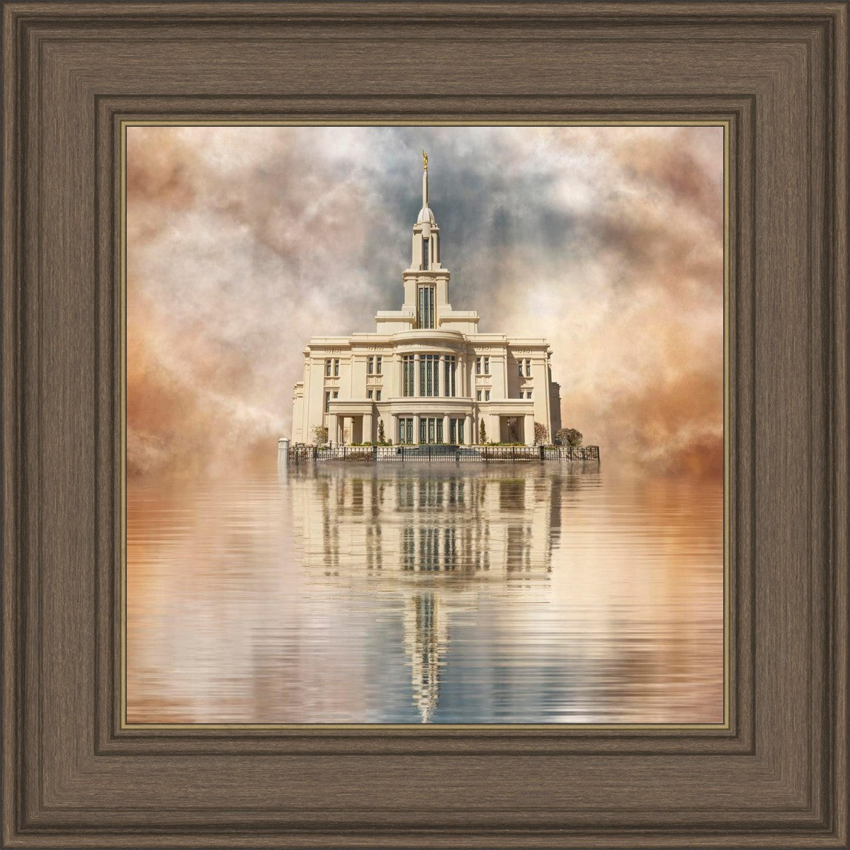 Millennial Reflection Payson Utah Temple