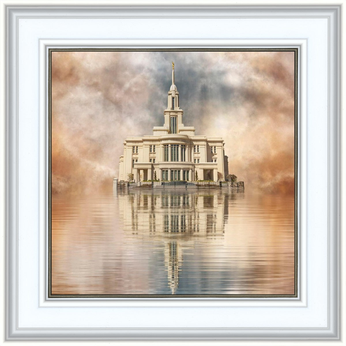 Millennial Reflection Payson Utah Temple