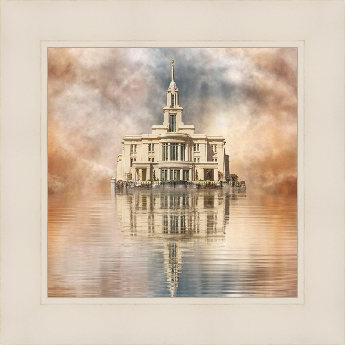 Millennial Reflection Payson Utah Temple