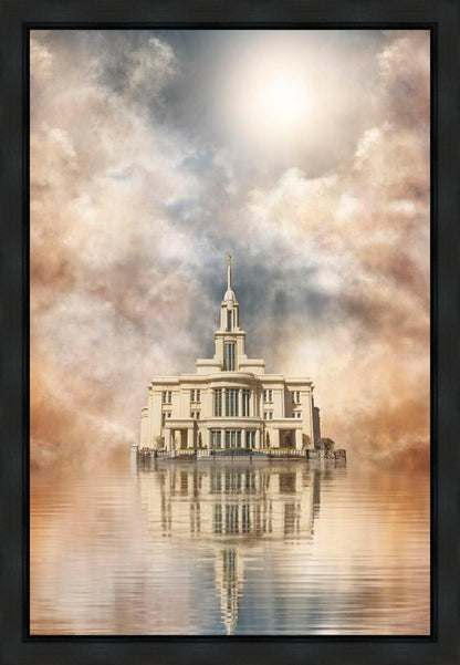 Millennial Reflection Payson Utah Temple