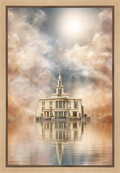 Millennial Reflection Payson Utah Temple