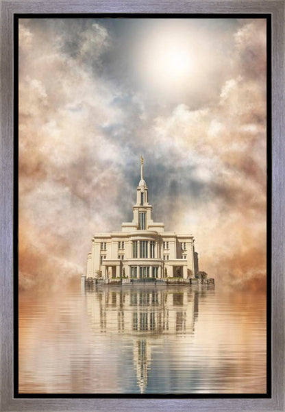 Millennial Reflection Payson Utah Temple