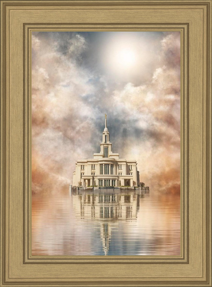Millennial Reflection Payson Utah Temple
