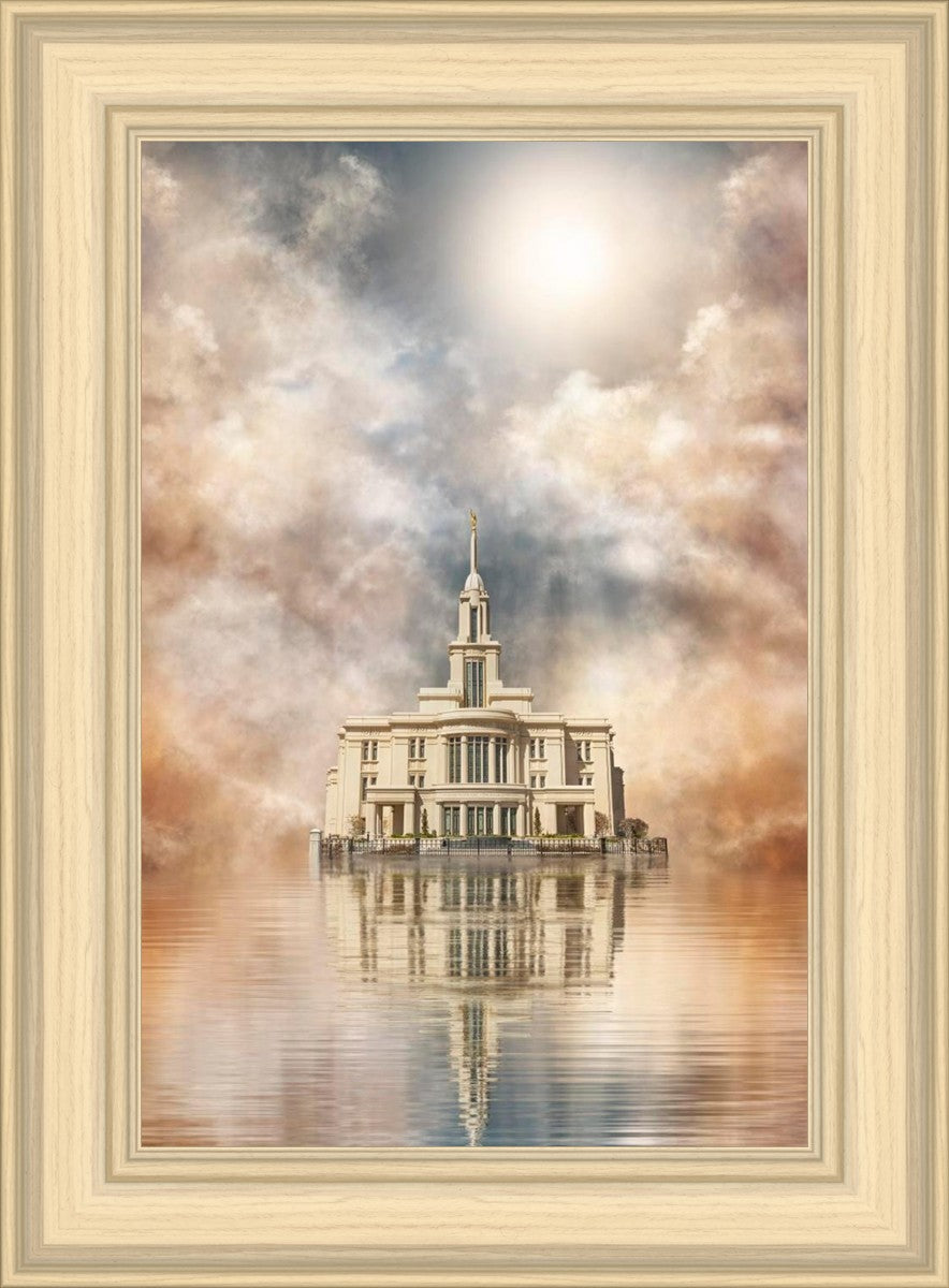 Millennial Reflection Payson Utah Temple