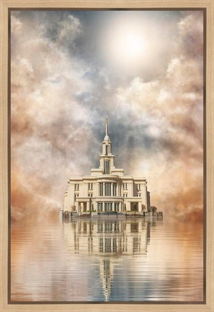 Millennial Reflection Payson Utah Temple