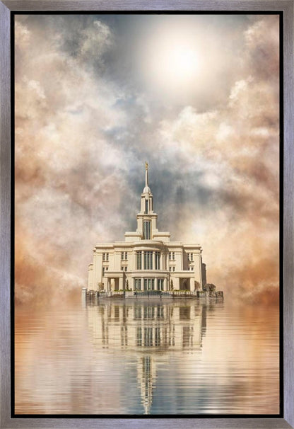 Millennial Reflection Payson Utah Temple