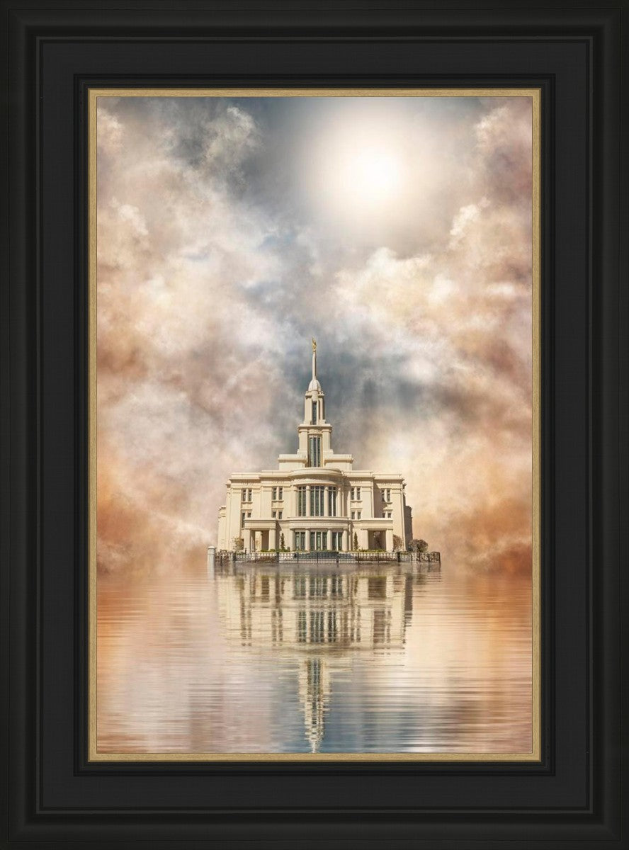 Millennial Reflection Payson Utah Temple