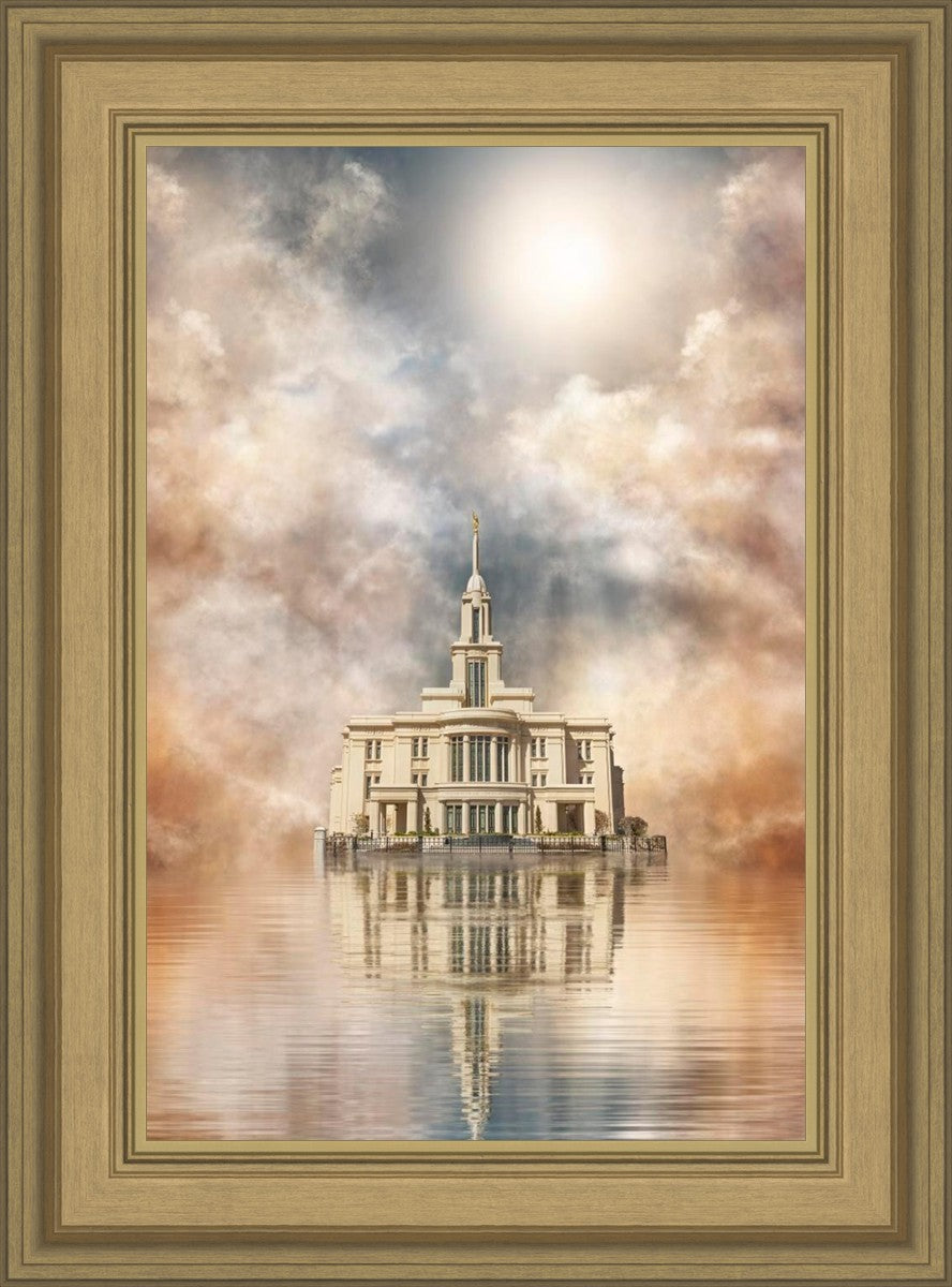 Millennial Reflection Payson Utah Temple