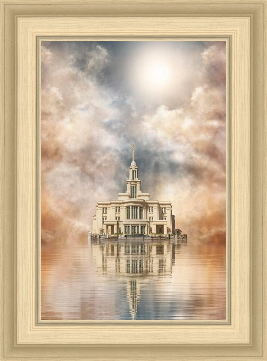 Millennial Reflection Payson Utah Temple