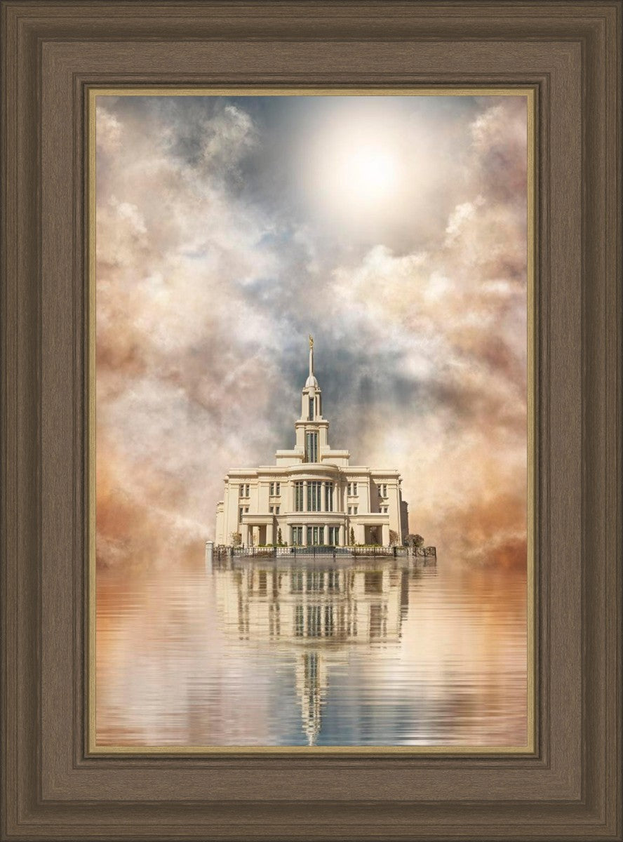 Millennial Reflection Payson Utah Temple