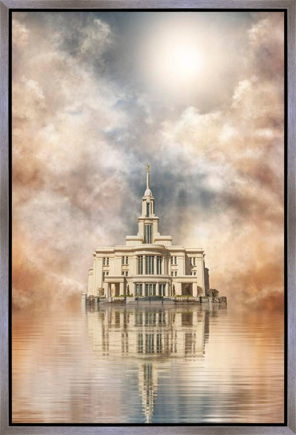 Millennial Reflection Payson Utah Temple