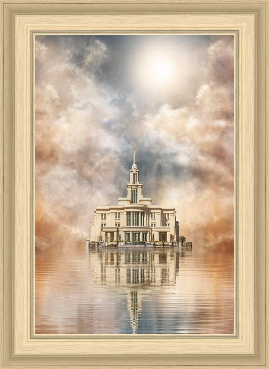 Millennial Reflection Payson Utah Temple