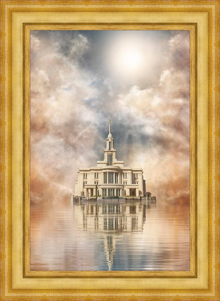 Millennial Reflection Payson Utah Temple