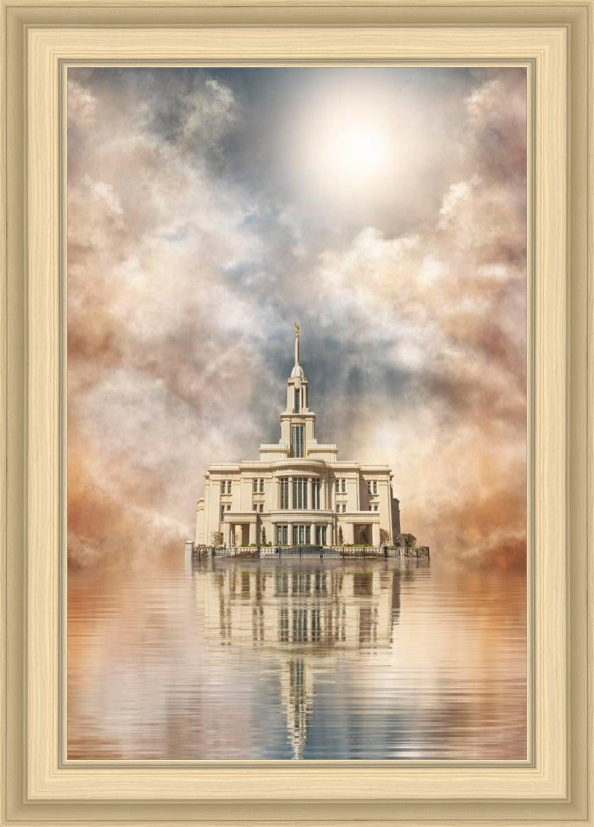 Millennial Reflection Payson Utah Temple