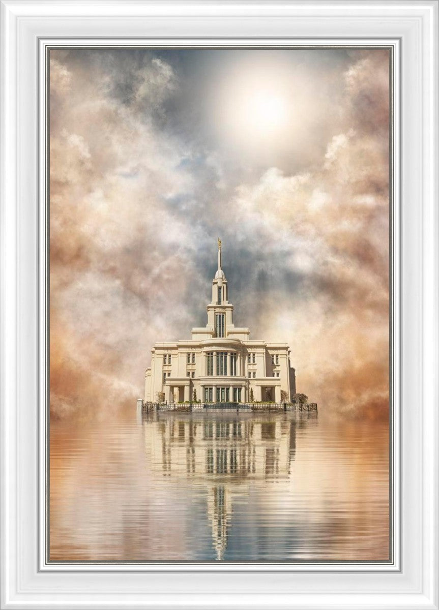 Millennial Reflection Payson Utah Temple