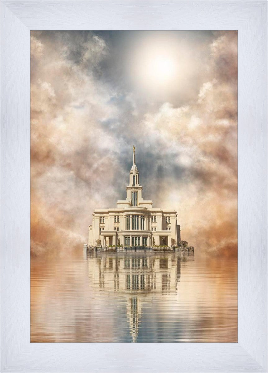 Millennial Reflection Payson Utah Temple
