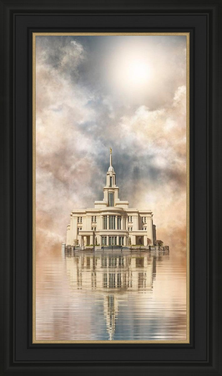 Millennial Reflection Payson Utah Temple