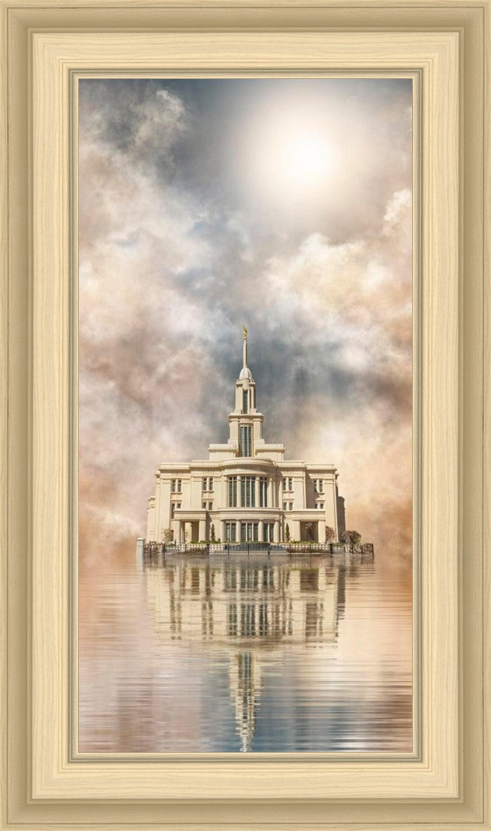 Millennial Reflection Payson Utah Temple
