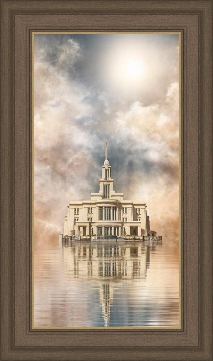 Millennial Reflection Payson Utah Temple