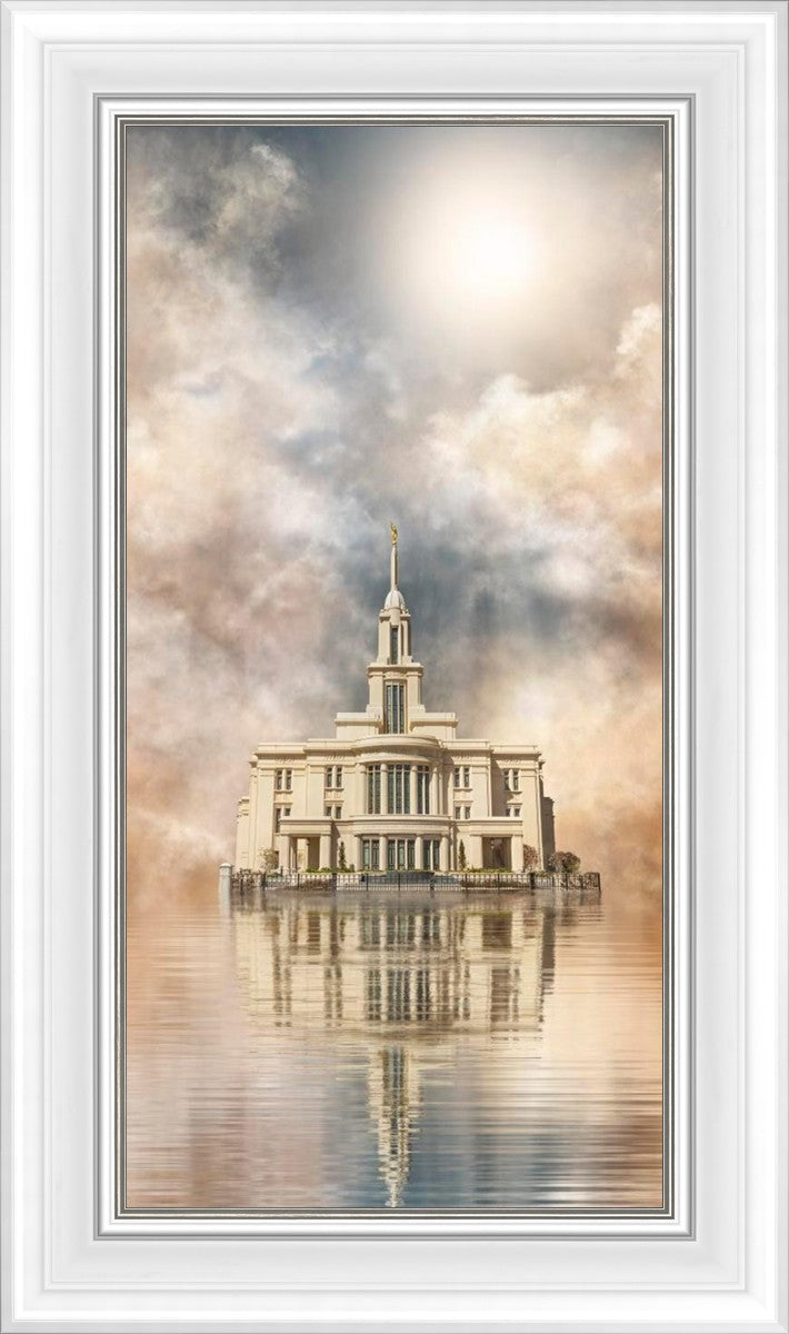 Millennial Reflection Payson Utah Temple