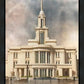 Millennial Reflection Payson Utah Temple