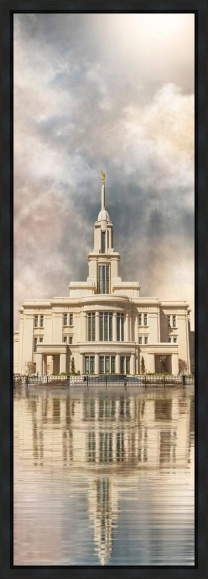Millennial Reflection Payson Utah Temple