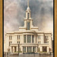 Millennial Reflection Payson Utah Temple