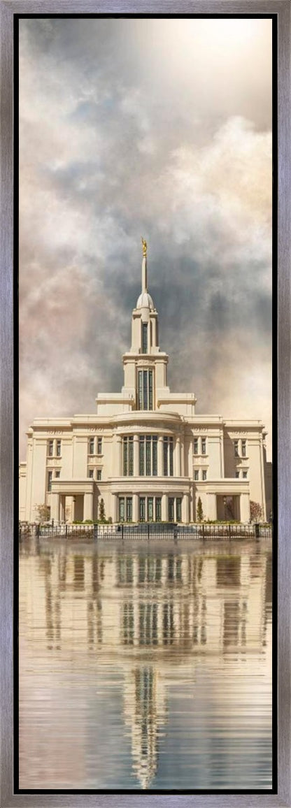 Millennial Reflection Payson Utah Temple