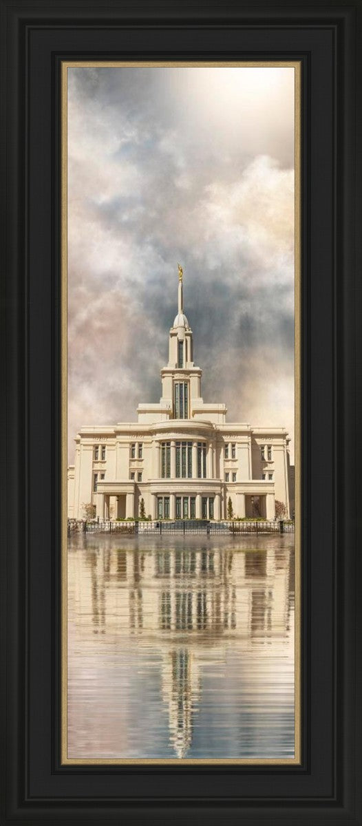 Millennial Reflection Payson Utah Temple