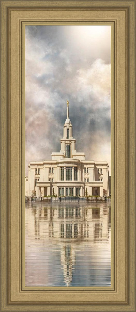 Millennial Reflection Payson Utah Temple