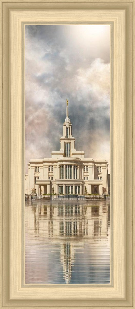 Millennial Reflection Payson Utah Temple