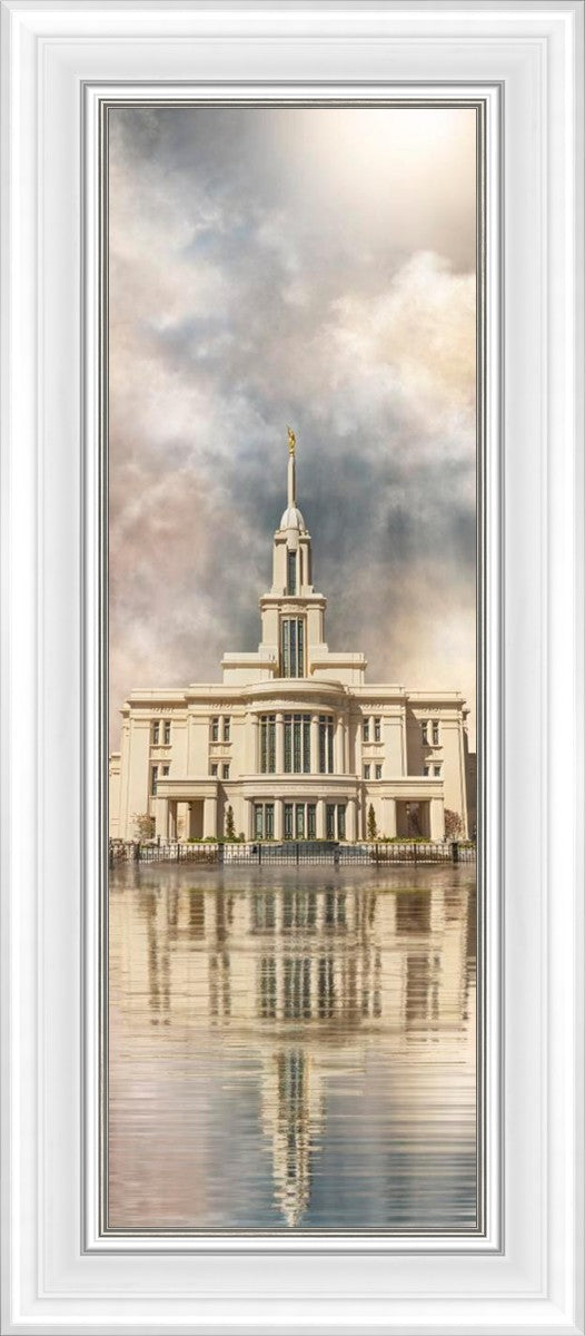 Millennial Reflection Payson Utah Temple