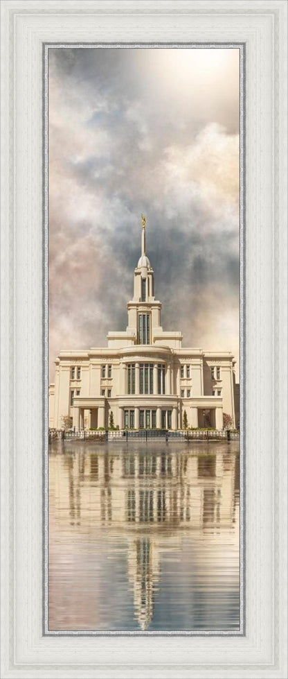 Millennial Reflection Payson Utah Temple