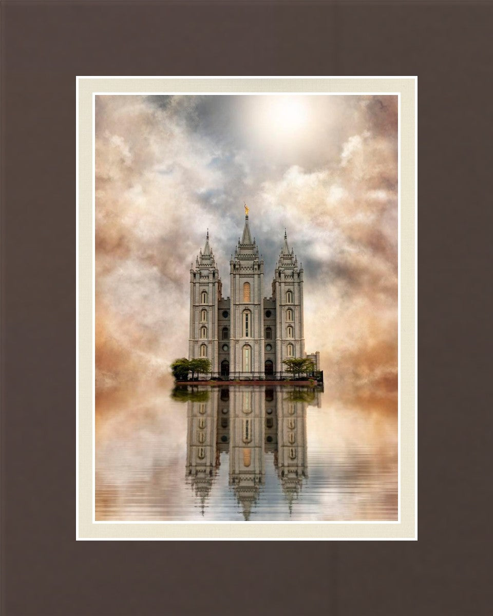 Millennial Reflection Salt Lake City Utah Temple