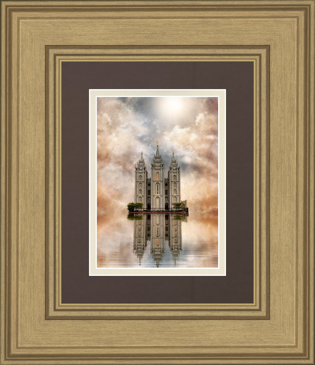 Millennial Reflection Salt Lake City Utah Temple
