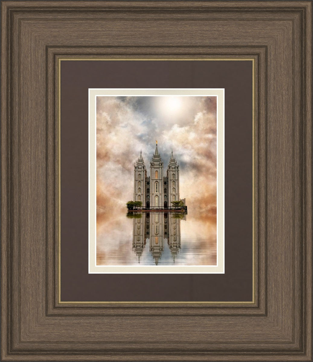 Millennial Reflection Salt Lake City Utah Temple