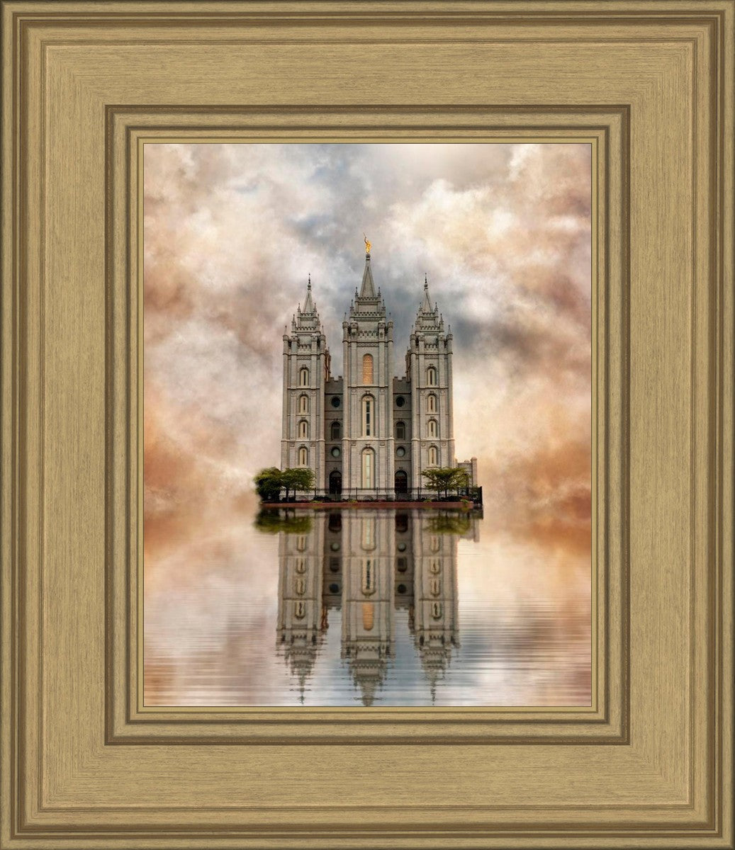 Millennial Reflection Salt Lake City Utah Temple