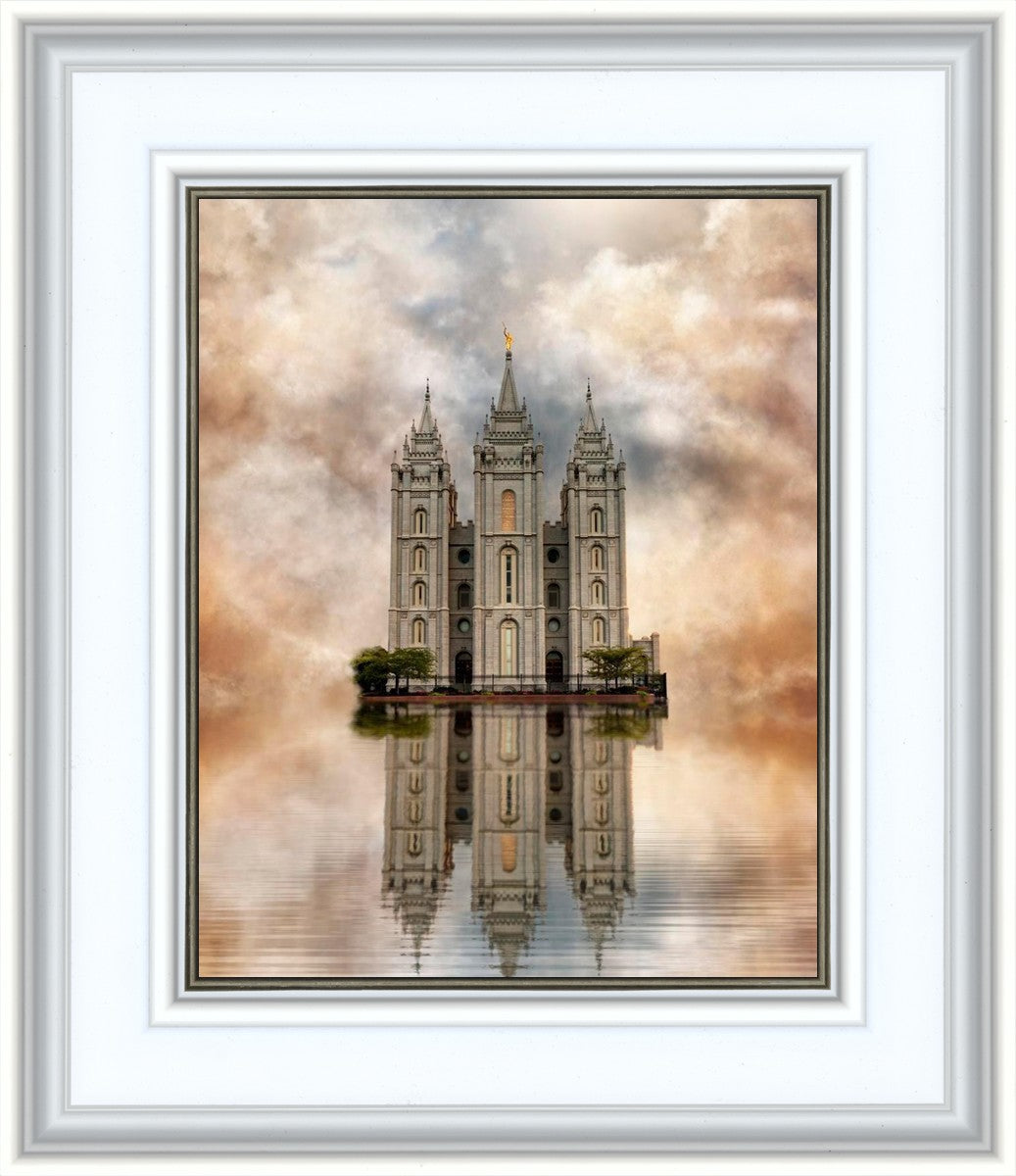 Millennial Reflection Salt Lake City Utah Temple