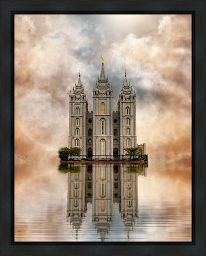 Millennial Reflection Salt Lake City Utah Temple