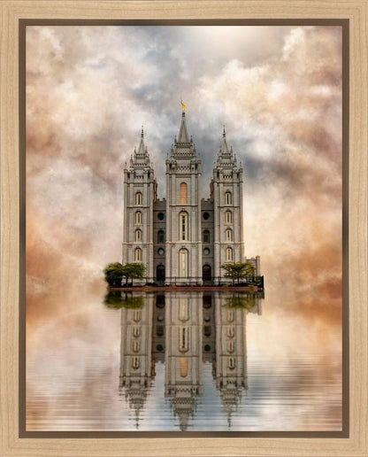 Millennial Reflection Salt Lake City Utah Temple