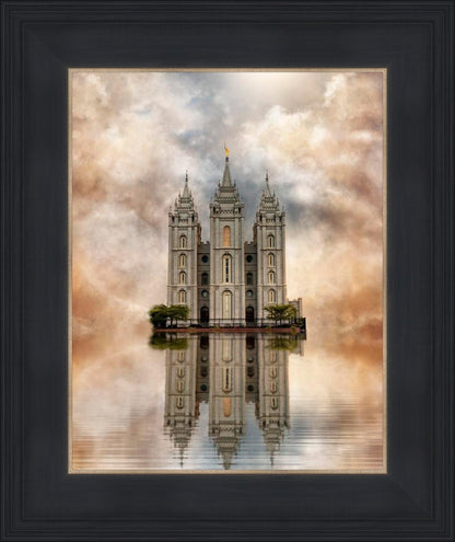 Millennial Reflection Salt Lake City Utah Temple