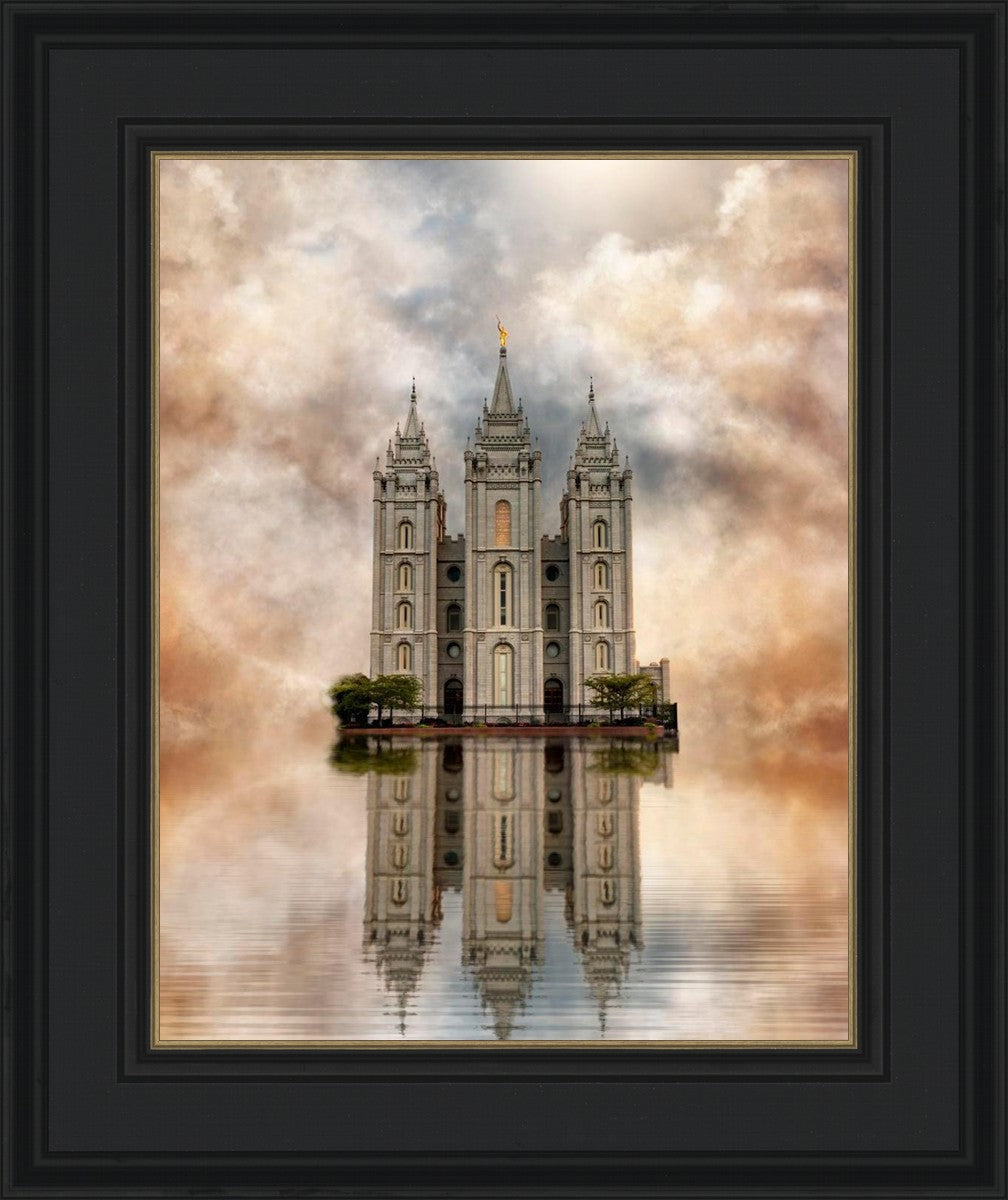 Millennial Reflection Salt Lake City Utah Temple